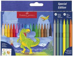Faber-Castell Carioca 18+6 culori Faber Castell Dinozauri, 554222 (FC554222)