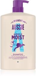 Aussie Miracle Moist sampon hidratant pentru păr uscat și deteriorat 1000 ml