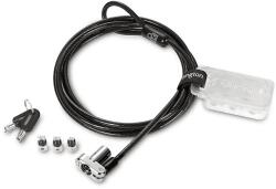Kensington Universal 3 az 1-ben kulcsos laptopzár, fekete (K62318WW) (K62318WW)