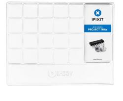 iFixit alkatrész tároló tálca (antisztatikus műanyag, 20 rekesz) átlátszó (IF145-257-1)