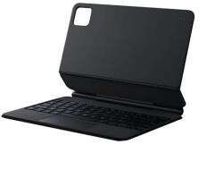 Xiaomi Pad 8 Pro focus tok álló, bőr hatású (flip, ultravékony, bluetooth billentyűzet, angol nyelvű) sötétszürke (BHR08RGGL)