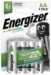 Energizer extreme elem (aa, 1.2v, 2300mah ni-mh, újratölthető) 4db/csomag (E300624607)