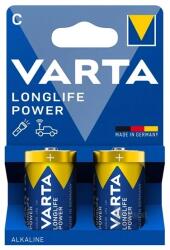 VARTA longlife tartós elem (c, lr14, 1.5v, alkáli) 2db/csomag (4914121422)