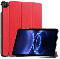 Gigapack Redmi Pad 2 9.7 tok álló, bőr hatású (aktív flip, oldalra nyíló, trifold, asztali tartó) piros (GP-187288)