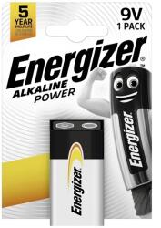 Energizer alkaline power tartós elem (6lr61, 9v, alkáli) 1db/csomag (E300127700)