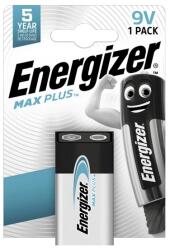 Energizer max plus tartós elem (6lr61, 9v, alkáli) 1db/csomag (E301323307)