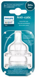 Philips AVENT etetőcumi Anti-Colic 2db 3 cseppes 3hó (SCY763-02)
