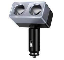 hoco. z65 szivargyújtó adapter (elosztó, 2 szivargyújtó aljzat, 240w) fekete (Z65)