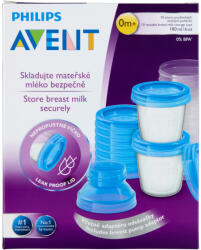 Philips Avent 180 ml-es anyatejtároló pohár 0 hónapos kortól 10 db (SCF618-10)