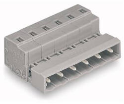 Wago 1 vezetékes apacsatlakozó, 2, 5 mm2, 4P, szürke (731-604) (731-604)