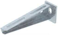 OBO fali és oszlopkonzol ráhegesztett fejlemezzel, cink B160mm 6420664 (6420664)