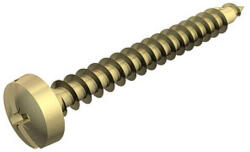 OBO Golden-Sprint csavar Panhead, +/- horonnyal 4x15mm, galvanikusan horganyzott, EN ISO 19598 / EN ISO 4042 3195201 (3195201)