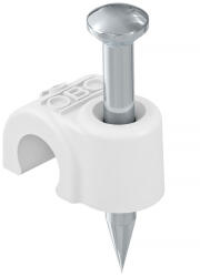 OBO ISO Nagel-Clip 10mm, L35, hófehér 2225816 (2225816)