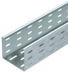 OBO kábeltálca SKS perforált 85x100x3000, merítetten tűzihorganyzott, DIN EN ISO 1461, cink 6058620 (6058620)