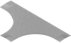 BAKS 220940 PZTDP400 Kábellétra T-idom fedél 400 mm vízszintes, forgóretesszel, szalaghorganyzott, anyagvastagság 1, 5 mm (220940)