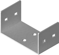 BAKS 810540 LKMC400H50 Kábeltálca összekötő 50x 400 mm gépek áramellátásához, szalaghorganyzott, anyagvastagság 2, 0 mm, villamos kábelek nyomvonalvezetéséhez (810540)
