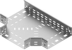 BAKS 166267 TKFJ500H60 Kábeltálca T-idom 60x 500 mm csavar nélküli szerelés, anyagvastagság 1, 0 mm, villamos kábelek nyomvonalvezetéséhez (166267)