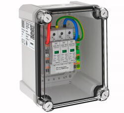 OBO PV-rendszer tokozatban T2 1 PV-String - 1 WR-MPP 1000V DC, világos szürke 5088405 (5088405)