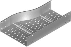 BAKS 241462 RKPSC600/500H120 Kábeltálca szűkítőidom 600/ 500 mm jobbos, anyagvastagság 2, 0 mm önhordó, villamos kábelek nyomvonalvezetéséhez (241462)