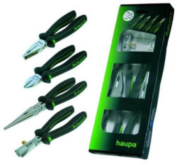 HAUPA 220128 Fogó készlet - kombinált, oldalcsípő, telefon, blankoló (220128)
