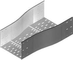 BAKS 291533 RKSST300/200H200 Kábeltálca szűkítőidom 300/ 200 mm szimmetrikus, anyagvastagság 3, 0 mm önhordó, villamos kábelek nyomvonalvezetéséhez (291533)