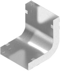BAKS 531524 LK240H38 Padló alatti csatornaív 90 fokos 38x 240 mm függőleges, szalaghorganyzott, anyagvastagság 1, 0 mm, villamos szerelési feladatokhoz (531524)