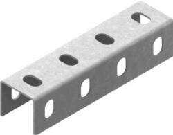 BAKS 668000 LCM40H60 C-szerelősín hosszanti összekötő 60×44×180 mm perforált, szalaghorganyzott, anyagvastagság 1, 5 mm összekötőelem (668000)
