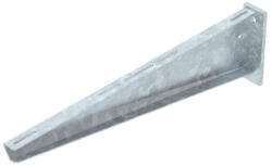 OBO fali és oszlopkonzol ráhegesztett fejlemezzel B710mm, merítetten tűzihorganyzott, DIN EN ISO 1461, cink 6418651 (6418651)