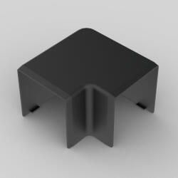 KOPOS Sík idom LHD 40x40 vezetékcsatornához fekete, 8643 FB Kopos (8643_FB)