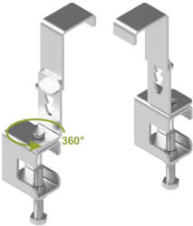 BAKS 751626 UDU1 univerzális lefogató I-gerendára, kábellétrához, önhordó tálcákhoz 100/110/ 120 mm oldalmagassághoz (751626)