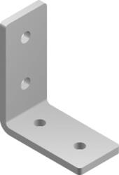 BAKS 664300 LCK3 Összekötő sarokelem 90fok, 4 furattal 94×80×40 mmx6 összekötőelem, kábelvezetési elemek csatlakoztatásához (664300)