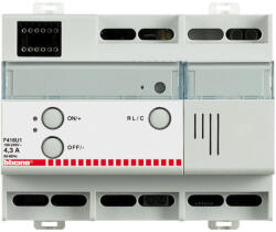BTicino F416U1 SCS BUS Lihgting management fényerő-szabályozó, 1x1000W, 6 DIN modul (F416U1)