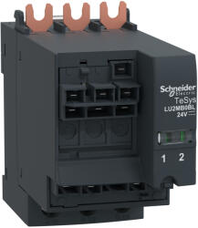 Schneider Electric TeSys U - LU2MB0BL - Irányváltó blokk energiaátviteli alapmodul alá közvetlenül, 32A, 24VDC (LU2MB0BL)