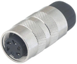 Eaton 8 pólusú csatlakozó hüvely, egyenes, kör keresztmetszetű SWD kábelhez, swd4-sf8-67-116033 (116033)