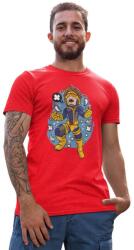 D&B Férfi/Unisex Póló PC00033 Cyclop Piros-Méret L (PC00033CyclopRedL)