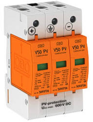 OBO Combi Controller V50 hárompólusú, napelemes rendszerh 600V DC 5093623 (5093623)