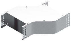 BAKS 136573 OPZBNP600H100 Kábeltálca kitérő idom 100x 600 mm vízszintes, fedéllel, villamos kábelek nyomvonalvezetéséhez (136573)