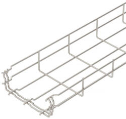 OBO GRM rácsos kábeltálca 55x150x3000, felületkezelés nélkül, utókezelt, nemesacél 6001074 (6001074)