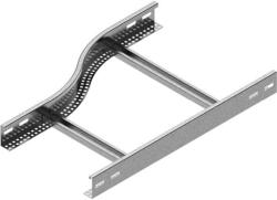BAKS 458060 RDLP600/500H50N Kábellétra szűkítőidom 50x600/ 500 mm balos, szalaghorganyzott, anyagvastagság 1, 5 mm, villamos kábelek nyomvonalvezetéséhez (458060)