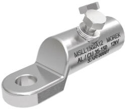 Morek szakadófejes kábelsaru Al/Cu 35-150mm2 12kV 2xAl csavar M12 MSLL1502A12 (MSLL1502A12)