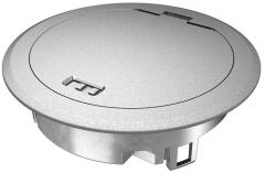 OBO csapófedél kábelkivezetővel, krómozott 7408856 (7408856)