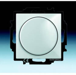 ABB 2CKA006515A0843 2251UCGL-92 Dimmer fedlappal, fehér, Basic55, fényerőszabályzó (2CKA006515A0843)