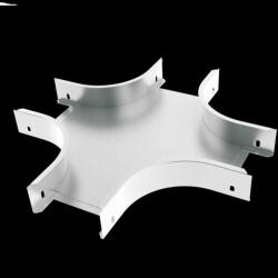 KOPOS Kábeltálca kereszt-idom 50x62mm rozsdamentes acél, NIXKR 50X62 IX Kopos (NIXKR 50X62_IX)