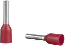 Schneider Electric DZ5 - DZ5CE010 - Érvéghüvely 1, 0 mm2 NFC 10x100db blisteres kiszerelésben piros L=13, 5mm (DZ5CE010)