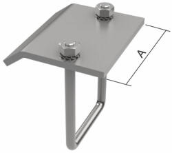 KOPOS Kábeltálca/kábellétra szerelési kiegészítő idom 80mm széles bilincs, VS 41X41 F Kopos (VS 41X41_F)