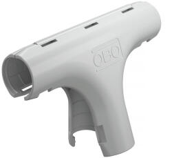 OBO Quick-Pipe T-leágazás M16, világos szürke 2153839 (2153839)