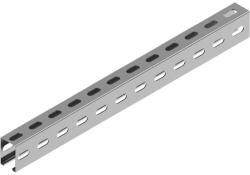 BAKS 616633 C-SÍN (profilsín) 40×60×3, 0 mm 3 m/szál szalaghorganyzott CMT40H60/3 szerelősín, kábelvezetési elemek rögzítéséhez (616633)