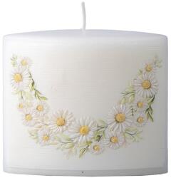  Ellipszis gyertya Daisy Meadow 115x53x100mm