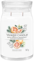 Yankee Candle Gyertya Fehér Lucs és Grépfrút Signature Nagy