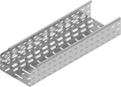 BAKS 110316 KGL200H100/3 kábeltálca 100×200×3000 mm szalaghorganyzott 0, 7 mm anyagvastagság, villamos kábelek nyomvonalvezetéséhez (110316)